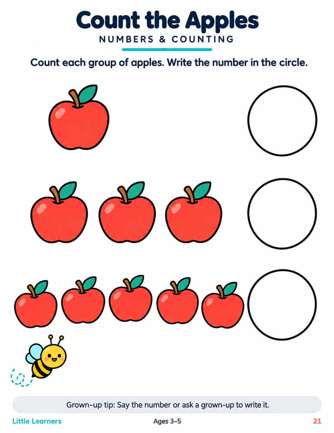 Little Learners Activity Sample 1